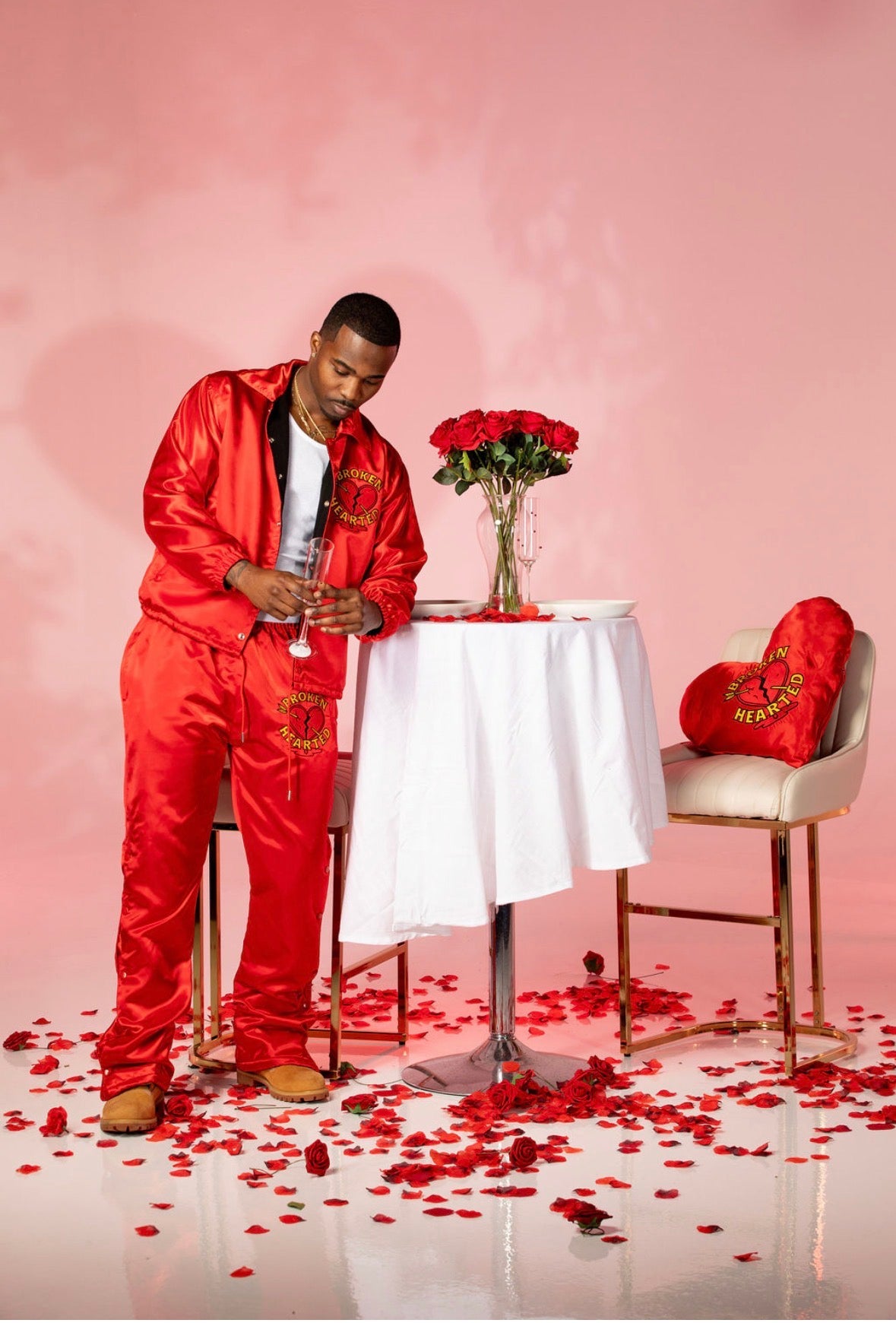 Broken Hearted 💔 Male Set with Heart Bag