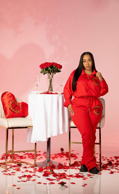 Broken Hearted 💔 Women Set with Heart bag