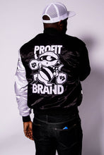 Load image into Gallery viewer, Black Profit Bomber Jacket